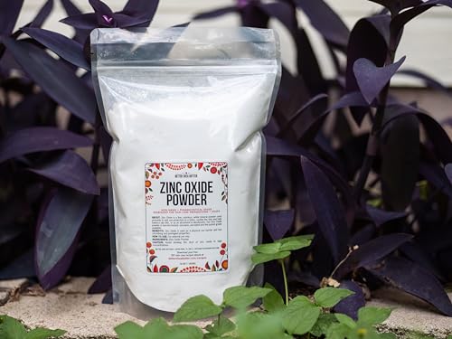 Zinc Oxide Powder | Uncoated, Non Nano Zinc Oxide | Pure, Pharmaceutical Grade | Use in Homemade Sunscreen Lotion | Diaper Rash Cream, Deodorant DIY, Zinc Oxide Ointment | 1 LB by Better Shea Butter