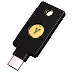 Yubico - YubiKey 5C NFC - Multi-Factor authentication (MFA) Security Key and passkey, Connect via USB-C or NFC, FIDO Certified - Protect Your Online Accounts