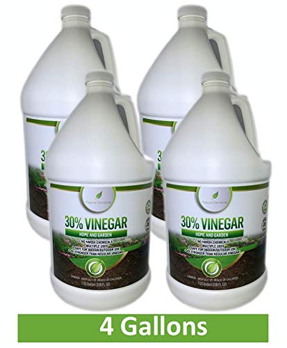 Natural Elements 30% Vinegar | (4) 1 Gallon Pack | Home and Garden Vinegar