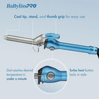 BaBylissPRO Nano Titanium Professional Spring Curling Iron for All Hair Types