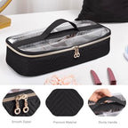 Hair Tools Travel Case with Black Hair Dryer Bag, Hair Tools Travel Carrying Case for Shark FlexStyle/SmoothStyle - Hair Dryer Case Flat Curling Iron Travel Organizer