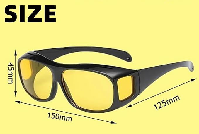 Tvindkirdod Macular Degeneration Glasses for Men/Women, for Macular Degeneration, Glaucoma, Cataracts and Retinitis Pigmentosa, glasses for macular degeneration, Yellow Lenses
