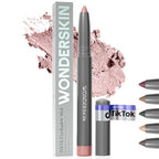 Wonderskin IYKYK Eyeshadow Stick - Longwear Eye Shadow Sticks, Budge-Proof & Waterproof Shimmer Eyeshadow Stick with Built-in Sharpener (Pink Quartz)