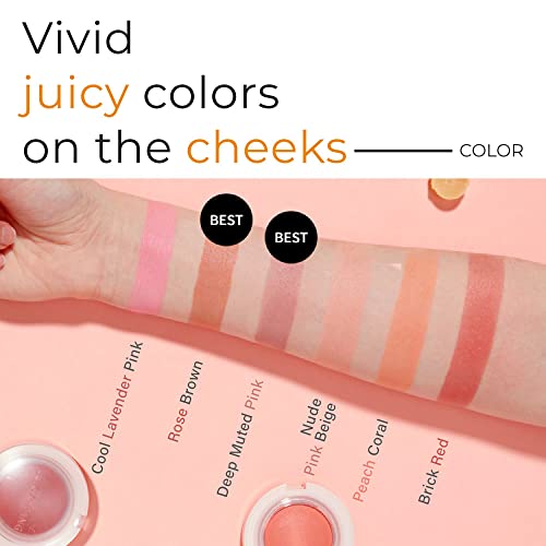 A'PIEU JUICY-PANG JELLY BLUSHER (PK01) Korean Blush, Velvety Finish, Easy blending blusher, kbeauty makeup