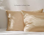 Yanibest Satin Pillowcase, King Size Pillow Cases Set of 2 - Silk Pillow Cases for Hair and Skin with Zipper, Silk Pillow Cases King for 20"x40", Exquisite Packaging for Women Men