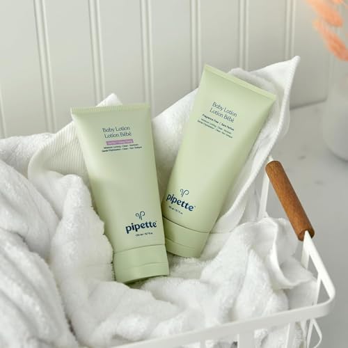 Pipette Fragrance-Free Wash and Lotion Duo, Clean, Tear-Free Bath Time, Sulfate-Free, Paraben-Free, Sensitive Skin Baby Wash, Sensitive Skin Baby Lotion, Hypoallergenic, Non-Toxic