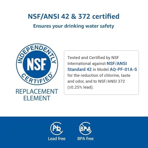 Replacement for All Waterdrop® Pitcher Filtration System, Fits Waterdrop WD-PF-01A Plus, Reduces PFOA/PFOS, Chlorine, Last Up to 3 Months or 200 Gallons (Pack of 4), AQUA CREST