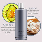 ALURAM Coconut Water Moisturizing Shampoo for Men and Women, Clean Hydration and Shine for Medium to Coarse Textured Hair, 12 Fl Oz