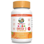 MaryRuth Organics Vegan Omega 3 Gummies for Kids 2+, 2 Month Supply, Sugar Free, Omega 3 Supplement with Vitamin C, Flaxseed Oil, Immune Support, Essential Nutrient ALA, No Fish Taste, 60 Count