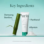 PURITO Mighty Bamboo Panthenol Cleanser, Gentle Face Wash for Moisturizing, for Sensitive Skin, Vegan & Cruelty-Free Face Cleanser150ml / 5.07 fl. Oz.