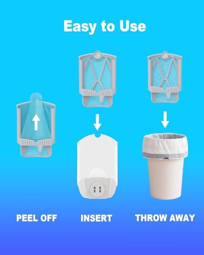 8 Pack Flying Insect Trap Refill Cartridges Compatible with Zevo M364 and Max Vevo Bug Killer Plug-in Light Starter Kit Device