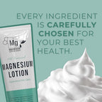 Unscented Magnesium Lotion for Sleep | 6oz Bottle with 250mg in each Teaspoon | We use Natural Shea Butter in Our Paraben-Free Magnesium Lotion for Leg Cramps