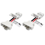 Kidde‘s 20-9003 Quick Connect Adapter Plug for Hardwired Smoke and CO Detectors – Compatible with Kidde’s Alarms – Smoke Detector Adapter for Easy Retrofit Installations, Pack of 2
