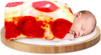 Pepperoni Pizza Blanket Baby Stuff Shower White Elephant Gifts for Kids Throw Blankets Wrap Newborn Swaddle Toddler Boy Girl Party Novelty Gag Pets Soft Fleece 40in