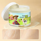 Tallow & Honey Balm, Tallow Face Moisturizer, Beef Tallow for Skin, Handmade All-Natural Moisturizer with Grass-Fed Beef Tallow & Raw Wild Honey for Smooth, Hydrated Skin, Natural Formula (1PCS)