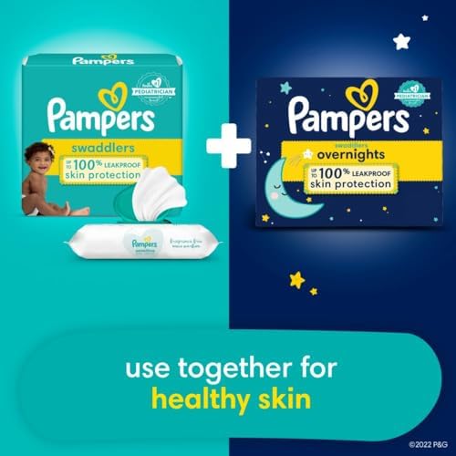 Pampers Swaddlers Diapers Preemie - Size P1, 27 Count, Ultra Soft Disposable Baby Diapers (Pack of 4)
