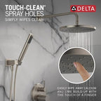 Delta 342702-SP Modern Shower Faucet, Stainless