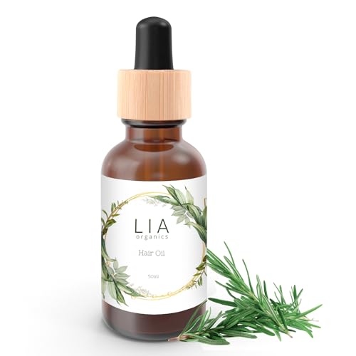 Hair Growth Oil - Organic, Vegan, cruelty free - Rosemary oil, castor oil, pumpkin seed oil, amla oil etc. For thick healthy hair, 1.70 Fl Oz (Pack of 1)