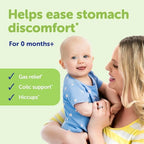 Ddrops Baby Tummy Relief Liquid Drops, Organic Gripe Water for Newborns, Relief from Gas, Colic, Fussiness and Hiccups, Just One Drop, Herbal Ingredients, 120 Drops