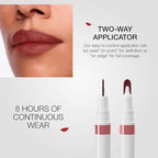 stila Calligraphy Lip Stain Long-Lasting Tint, Moisturizing, Transfer-Proof, Lightweight, Sheer Buildable Color, Fades to a Natural Wash of Colors