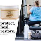 Dr. Doug's Magnesium Balm – Organic Magnesium Lotion (8 oz) for Soothing Muscle & Nerve Relief with Organic Peppermint & Lavender Scent – Apply to Legs, Arms, Chest | Non-Greasy, All-Natural Formula