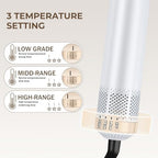 5 in 1 Blow Dryer Brush, Upgrade Hair Dryer Brush Air Curler Air Curling Wrap Styler, Detachable Hot Air Brush Negative Ion Curling Brush Iron, Hair Styling Tools for Drying Curling Straightening