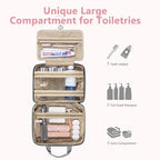 urophylla Detachable Travel Toiletry Bag for Women - Large Toiletry Bags for Traveling Women, Hanging Makeup Cosmetic Bag, Cruise Ship Essentials, Travel Size Toiletries, Valentines Day Gifts for Her