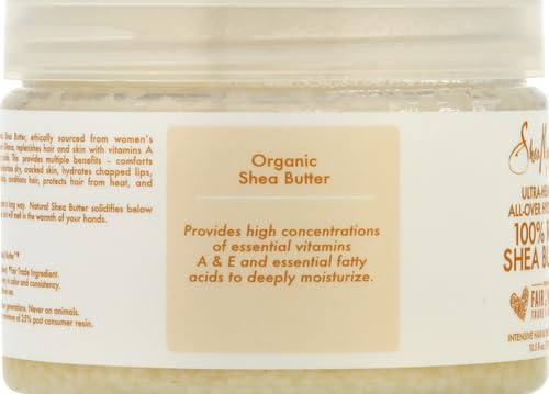 100% Raw Shea Butter Intensive Hair and Skin Moisture by Shea Moisture for Unisex - 10.5 oz Oil