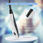 Red Light Therapy Device for Nose & Ears, 650nm Portable Red Light Ear Therapy Device, 2 in 1 Laser Therapy Device Kit with Ear Canal Silicone Cover and Nasal Silicone Sleeve, Black