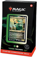 Magic: The Gathering Starter Commander Deck - Token Triumph (Green-White) | Ready-to-Play Deck for Beginners and Fans | Ages 13+ | Collectible Card Games