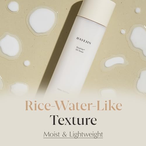 HAYEJIN RiceFila Oil Rice Toner K Beauty Products | Hydrating Facial Toner for Sensitive Skin | Facial Oil Skin Rice Toner for Face Korean (5.07 Fl. Oz)