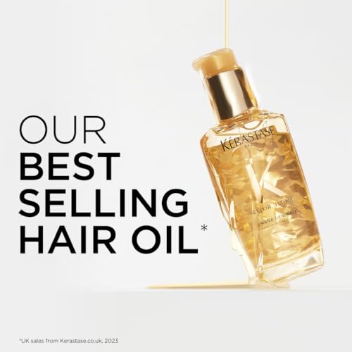 Kérastase Elixir Ultime, Hair Oil Long-lasting Radiance Conditioning Treatment, For Dull Hair, With five precious Oils, L'Huile Originale, 100ml