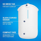 Flying Insect Trap, Compatible with M364A Refill, 2 Plug-in Base + 2 Cartridge