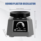 Dental Vibrating Plate, Smooth and Reliable Vibrating Table, High Power Dental Vibrator 4", Small Size Round Plaster Oscillator, Non-Slip Lab Vibrator