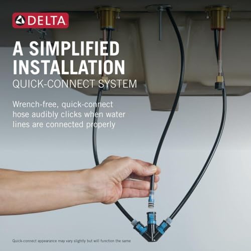 Delta 35849LF Nicoli Bathroom Faucet, Lever Handle, Chrome