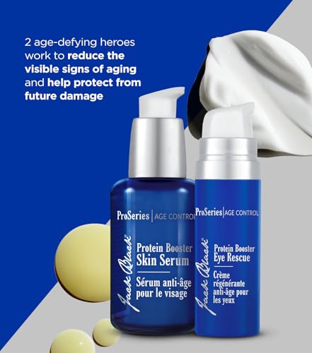 Jack Black Jack Black - Age-Defying Booster Pack with Protein Booster Skin Serum & Protein Booster Eye Rescue, 2 Count Set