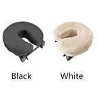 Pack of 75 Fitted Disposable Massage Headrest Covers Face Rest Cradle Covers Black