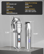 Romanda Clippers and Trimmers Set, Hair Clippers for Men Cordless,Mens Clippers and Grooming Set,Barber Clippers Set