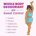Lume Whole Body Deodorant Plus Sweat Control - Smooth Cream Tube - 72 Hour Odor And Sweat Control - Baking Soda Free, Skin Loving - 3.0 ounce (Pack of 2) (Clean Tangerine)