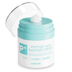 Peptide Moisturizer Cream For Face, Dry Sensitive Skin Protection Barrier Cream For Aging Skin, Anti Aging, Hydrating, Peptide, Ceramide, Panthenol (1.69 FL.OZ)