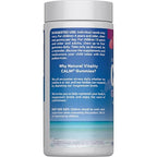Natural Vitality Calm, Magnesium Citrate Supplement, Stress Relief Gummies, Supports a Healthy Response to Stress, Gluten Free, Vegan, Raspberry Lemon, 120 Gummies