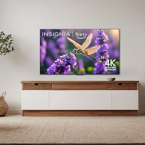INSIGNIA 65-inch Class F50 Series LED 4K UHD Smart Fire TV with Alexa Voice Remote (NS-65F501NA24)
