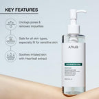 ANUA Heartleaf Pore Cleansing Oil MILD, Sensitive Skin Face Wash, Oil Cleanser for Face, Makeup Blackhead Remover, Korean Skin Care, Non-Comedogenic, Fragrance Free 6.76 fl oz(200ml)