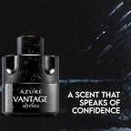 Men's Cologne Azure Vantage Eau De Toilette Body Spray Fragrance For Men- Daywear, Casual Daily Perfume Set with Suede Pouch- 3.4 Fl Oz Bottle- Ideal EDT Beauty Gift for Birthday, Anniversary