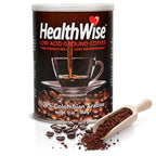 Healthwise Low Acid Ground Coffee, 100% Colombian - Medium Roast, Healthier Coffee for Sensitive Stomachs -12 Ounce Cans (Pack of 5)