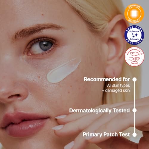 Cell Fusion C Laser UV Defense Face Sunscreen SPF 50, With PDRN & 6 Ceramides, No White Cast, Soft Matt Finish, Korean Sunscreen for Face, 50ml / 1.69 fl.oz