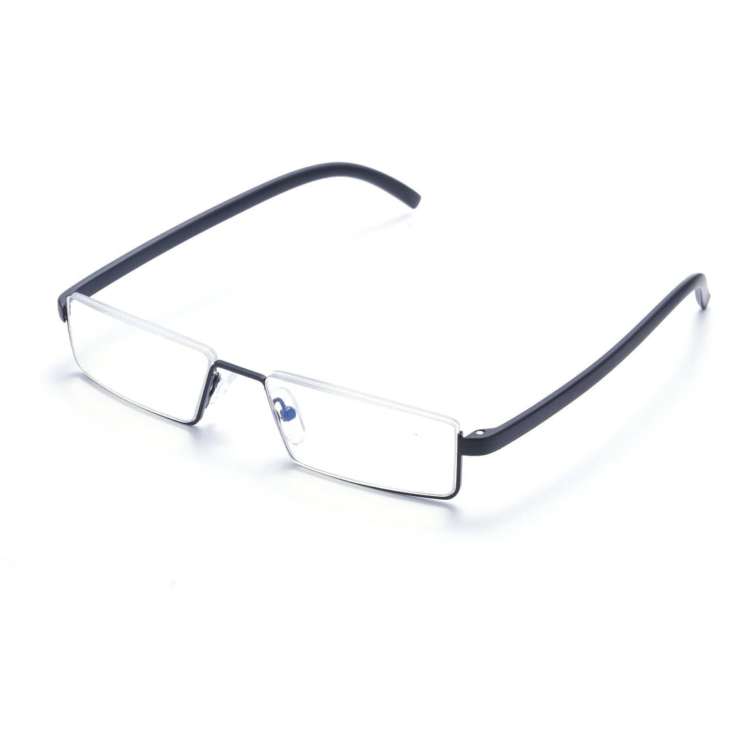 WENS JOOY 4 Pack Reading Glasses for Men Readers Blue Light Blocking with Case (Black Brown Blue Grey, 2.5, multiplier_x)