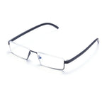 WENS JOOY 4 Pack Reading Glasses for Men Readers Blue Light Blocking with Case (Black Brown Blue Grey, 2.5, multiplier_x)