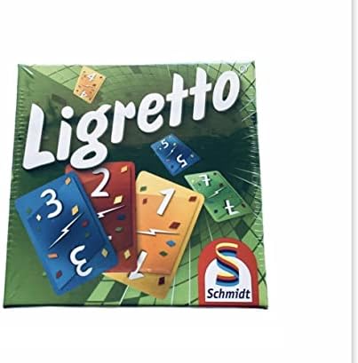 Schmidt Spiele Ligretto: Green – A Board Game 2-4 Players – Board Game for Family 20 Minutes of Gameplay – Games for Family Game Night – for Kids and Adults Ages 8+ - English Version