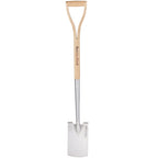 Berry&Bird Garden Digging Spade, 41" Stainless Steel Gardening Border Spade